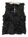 Robert Rodriguez Size 6 Black Cotton Blend Sleeveless Circle Application Top Black / 6