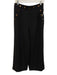 St. John Size 4 Black & Gold Viscose Blend Gold Button Details High Waist Pants Black & Gold / 4