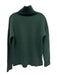 J. McLaughlin Size S Hunter Green Cashmere Rib Knit Ribbed Accent Sweater Hunter Green / S