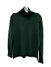 J. McLaughlin Size S Hunter Green Cashmere Rib Knit Ribbed Accent Sweater Hunter Green / S