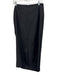 Act No1 Size 44 / L Black Wool Blend Woven Side Detail silver hardware Skirt Black / 44 / L