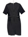 Burberry London Size 6 Black & Gray Polyester Blend Short Sleeve Shift Dress Black & Gray / 6