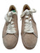 Joie Shoe Size 37 Sandy Beige Suede Platform Low Top Lace Up Espadrille Sneakers Sandy Beige / 37