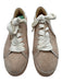 Joie Shoe Size 37 Sandy Beige Suede Platform Low Top Lace Up Espadrille Sneakers Sandy Beige / 37