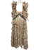 Ulla Johnson Size Est M Beige, Brown & Blue Missing Fabric Tag Sleeveless Dress Beige, Brown & Blue / Est M