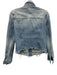 BlankNYC Size XS Light Wash Cotton Denim Distressed Button Front Raw Hem Jacket Light Wash / XS