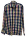 Peter Millar Size M Blue & Multi Cotton Plaid Button Down Long Sleeve Shirt Blue & Multi / M