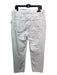 KUT Size 16 White Cotton Denim Raw Hem Straight Leg Jeans White / 16