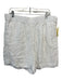 J Crew Size XL White Linen Elastic Pockets Shorts White / XL