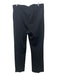 J Crew Size 16T Black Viscose & Polyamide Hook & Zip Trouser Pants Black / 16T