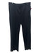 J Crew Size 16T Black Viscose & Polyamide Hook & Zip Trouser Pants Black / 16T