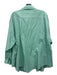 Favorite Daughter Size XL Green & White Cotton Button Down Long Sleeve Top Green & White / XL