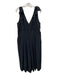 J Crew Size XL Black Triacetate Blend Sleeveless Tie Straps Pleated Jumpsuit Black / XL