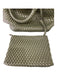 Rachel Zoe Green Leather Woven Two Handles Wristlet Incl Bag Green / M