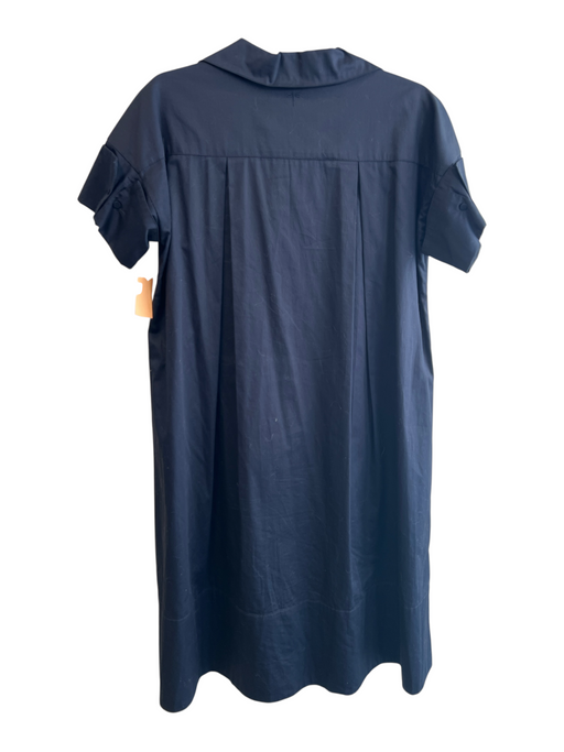 Tyler Boe Size S Navy No Fabric Tag Collared Short Sleeve Side Pockets Dress Navy / S