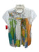 Sacai Size Est XS White & Multi T Shirt Map pleats Top White & Multi / Est XS