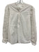 Sundays by WeAreSundays Size XS White Cotton Long Balloon Sleeve 1/2 Button Top White / XS