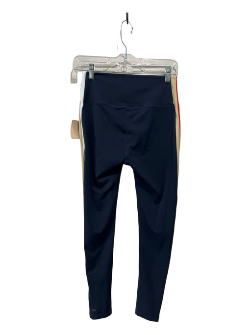 Splits 59 Size L navy blue & multi Polyester Elastic Waist Striped Leggings navy blue & multi / L
