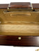 Inge Christopher Brown Wood Gold hardware Rectangle Chain Strap Clutch Bag Brown / Small