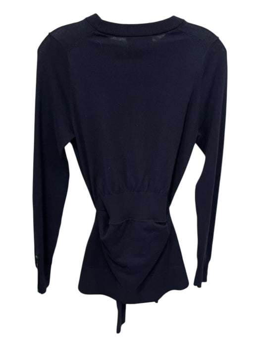 3.1 Phillip Lim Size Small Navy Blue Cotton & Polyester Knit Long Sleeve Sweater Navy Blue / Small