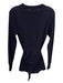 3.1 Phillip Lim Size Small Navy Blue Cotton & Polyester Knit Long Sleeve Sweater Navy Blue / Small