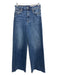 Rag & Bone Size 26 Medium Wash Cotton Blend Denim Wide Leg High Waist Jeans Medium Wash / 26