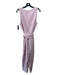 Tibi Size 6 Light Pink Silk Sash Sleeveless V Neck Jumpsuit Light Pink / 6