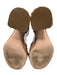 Miu Miu Shoe Size 39 Black & Tan Suede Upper Woven Platform Knot Detail Sandals Black & Tan / 39