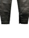 Saint Laurent Size 36 Black Leather Pleated High Rise Zip Leg Pants Black / 36