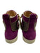 Christian Louboutin Shoe Size 38 Purple, Taupe, Beige Suede Crystals Sneakers Purple, Taupe, Beige / 38