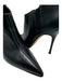 Manolo Blahnik Shoe Size 38 Black Leather Ankle Pointed Toe Stiletto Booties Black / 38