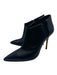 Manolo Blahnik Shoe Size 38 Black Leather Ankle Pointed Toe Stiletto Booties Black / 38