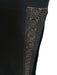 Celine Size 38 Black Wool Blend Sleeveless Metallic Thread Darted Dress Black / 38
