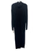 Lost & Found Size Est Small Black Wool Blend Long Sleeve Turtle Neck Knit Dress Black / Est Small