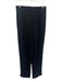 Vince Size XS Black Polyester Mid Rise Pleated Pockets Tapered Pants Black / XS