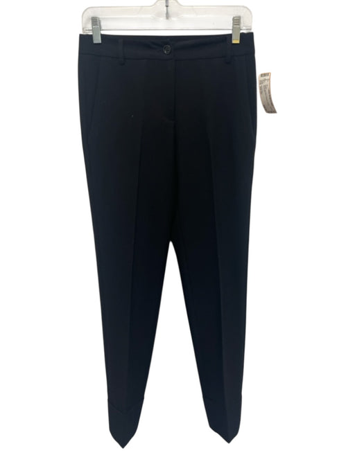 D. Exterior Size Est XS Black Mid Rise Pockets Cuffed Pants Black / Est XS