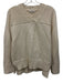 Lafayette 148 Size Medium Cream White Silk Blend Long Sleeve V Neck Sweater Cream White / Medium