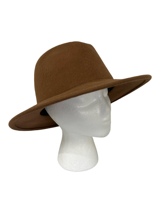 Made In Italy Brown Wool Fedora Hat Brown / 58
