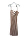 Bardot Size 6 Peach Polyester Sequins Cutout Spaghetti Strap Dress Peach / 6