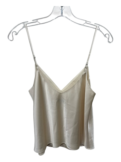 Rag & Bone Size 6 Cream Triacetate Blend Silk Adjustable spaghetti straps Top Cream / 6