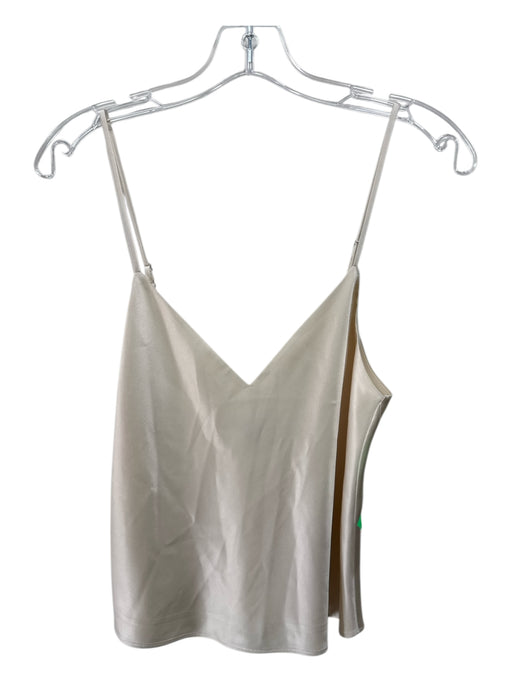 Rag & Bone Size 6 Cream Triacetate Blend Silk Adjustable spaghetti straps Top Cream / 6