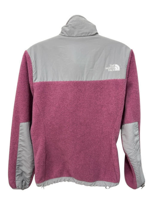 The North Face Size S Pink & gray Polyester & Nylon Fleece Mock Neck Jacket Pink & gray / S
