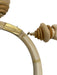K. Bailey Beige Beads Lobster Clasp Horn Necklace Beige