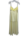 Lovers + Friends Size L Pale Yellow Polyester Blend Spaghetti Strap Gown Pale Yellow / L