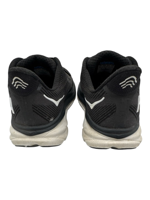 Hoka Shoe Size 9 Black & White Synthetic Mesh lace up Running Sneakers Black & White / 9