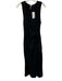 Apiece Apart Size L Black Cotton Blend Twist Waist Sleeveless Maxi Dress Black / L