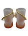 Havaianas Shoe Size 39 Gold, Beige & Orange Faux Leather Metallic Flat Sandals Gold, Beige & Orange / 39