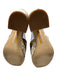 Sam Edelman Shoe Size 9 Beige Gold Synthetic Peep Toe Crushed Velvet Pumps Beige Gold / 9