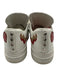 Prada Shoe Size 39.5 White & Multi Leather Graphic Stud Detail Platform Sneakers White & Multi / 39.5