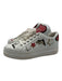 Prada Shoe Size 39.5 White & Multi Leather Graphic Stud Detail Platform Sneakers White & Multi / 39.5